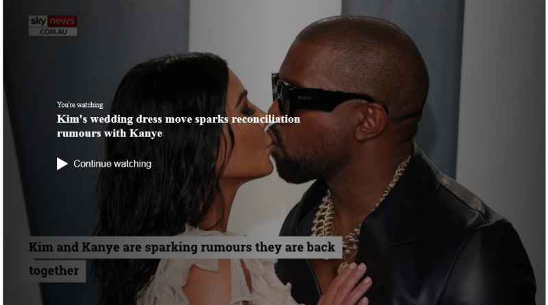 Kim’s wedding dress move sparks reconciliation rumours with Kanye