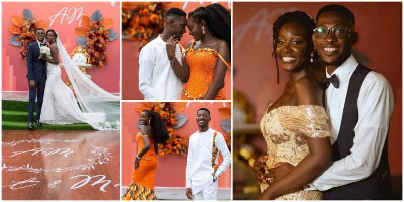 Nigerian Lady Weds Photographer She Met at Her Friend's Birthday Party in 2016, Their Wedding Photos Go Viral