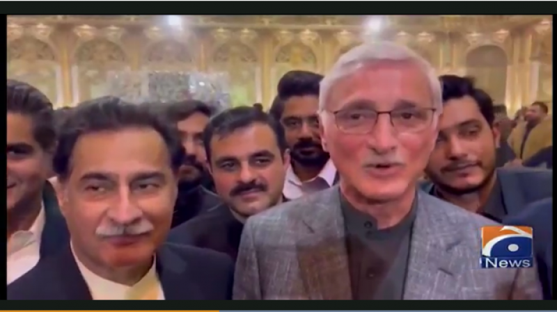 An airplane can go in every direction, Jahangir Tareen says at wedding of Saad Rafique's daughter