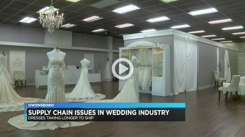 Supply chain issues causing delays in wedding industry