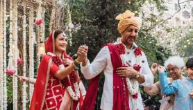 Dia Mirza celebrates first wedding anniversary with husband Vaibhav Rekhi