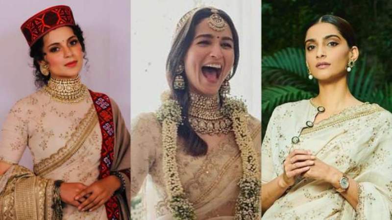 Alia Bhatt's Sabyasachi wedding saree earlier worn by Kangana & Sonam Kapoor? Fans call designer 'lazy'
