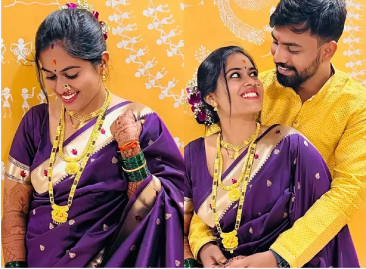 Indian Idol 12 singer Sayli Kamble shares beautiful post wedding pictures as â€˜Mrs. Dhawal Patilâ€™