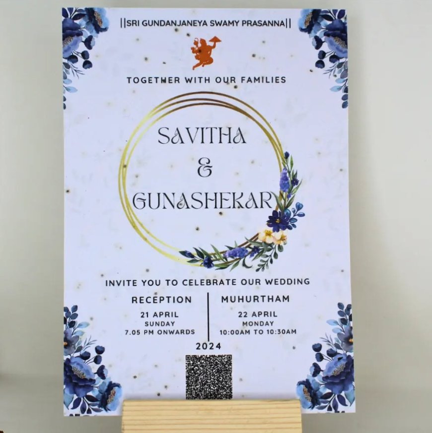 Seed Paper Invites by Plantables, Lajpat Nagar II, ₹80–₹1,200, South Delhi
